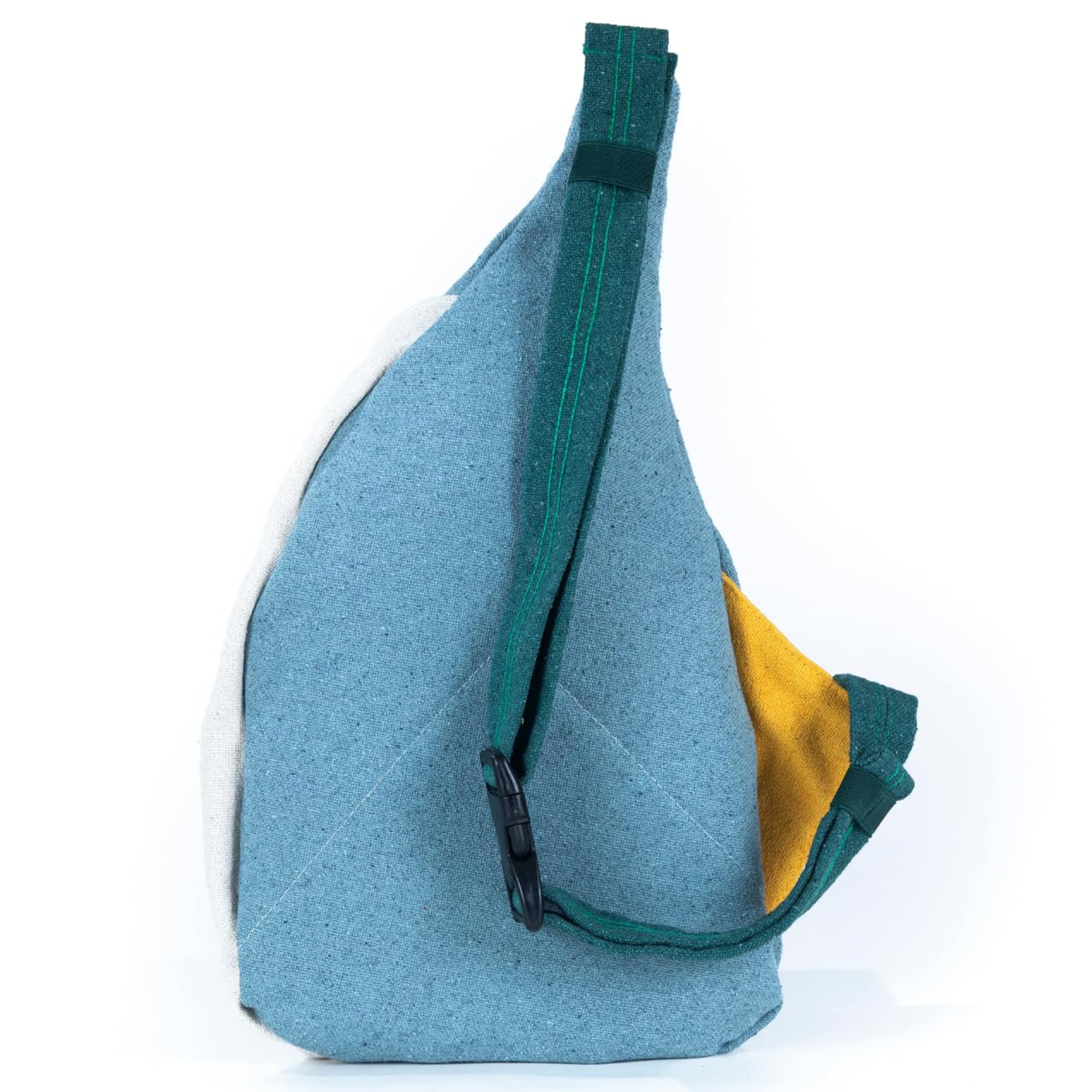 DIME BAGS 100% Nepali Hemp Crossbody Sling Bag, Roomy Multi-Pocket Design with Adjustable Strap for Daily Use & Travel Seeker - Image 7