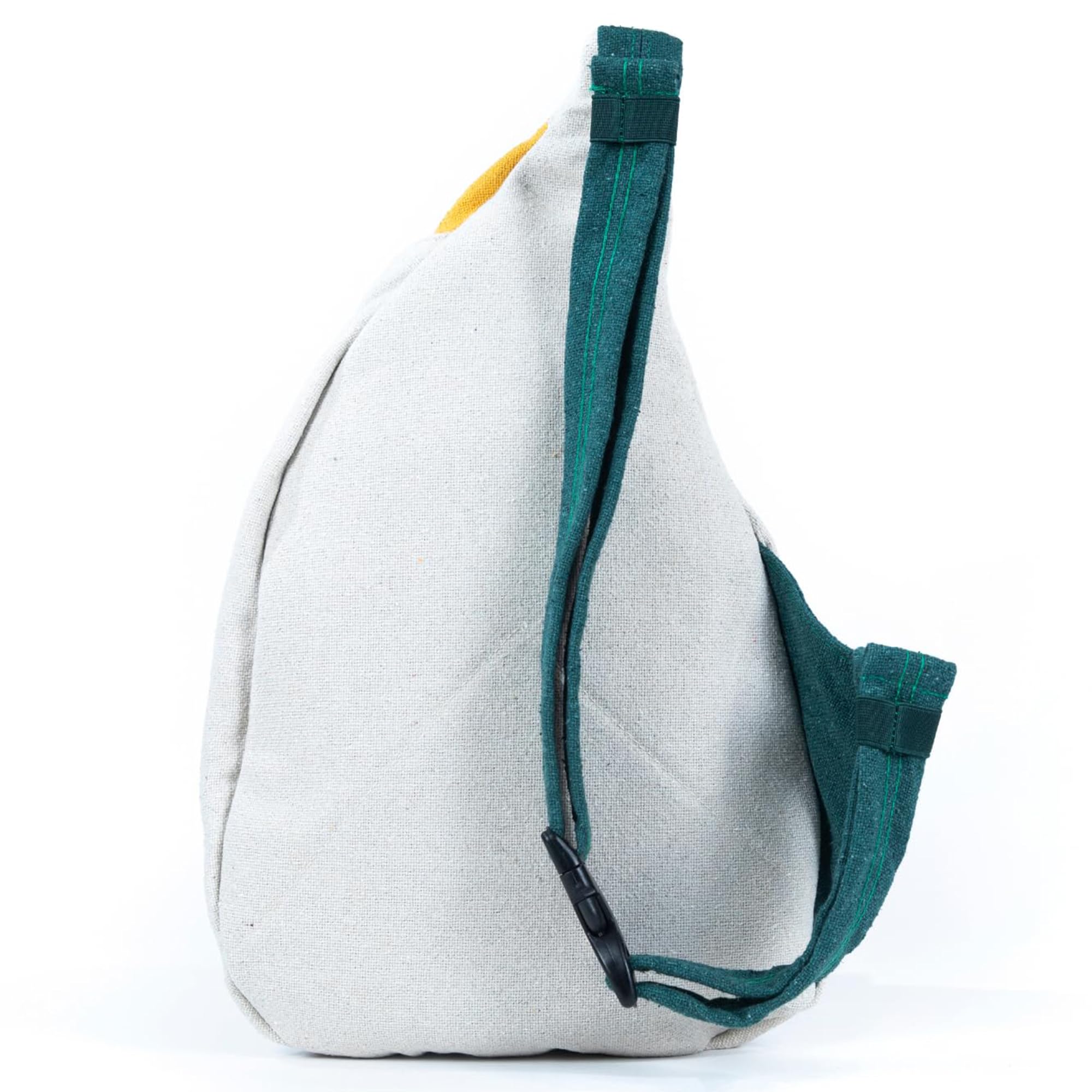 DIME BAGS 100% Nepali Hemp Crossbody Sling Bag, Roomy Multi-Pocket Design with Adjustable Strap for Daily Use & Travel Seeker - Image 6