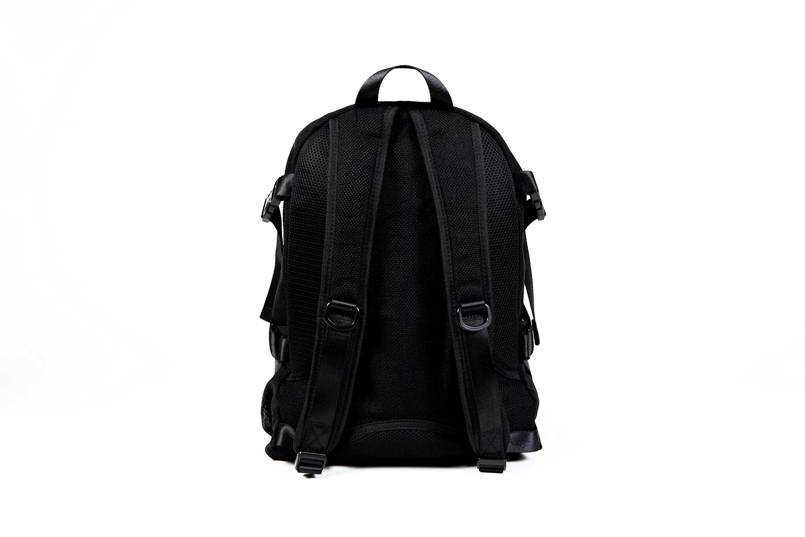 DIME BAGS Backpack For Travel & School, Durable Hempster Material, 9 Storage Compartments & 2 Side Bottle Pockets, Fits 17” Laptop, Adjustable Padded Straps, Hidden Internal Pocket (Black) - Image 3