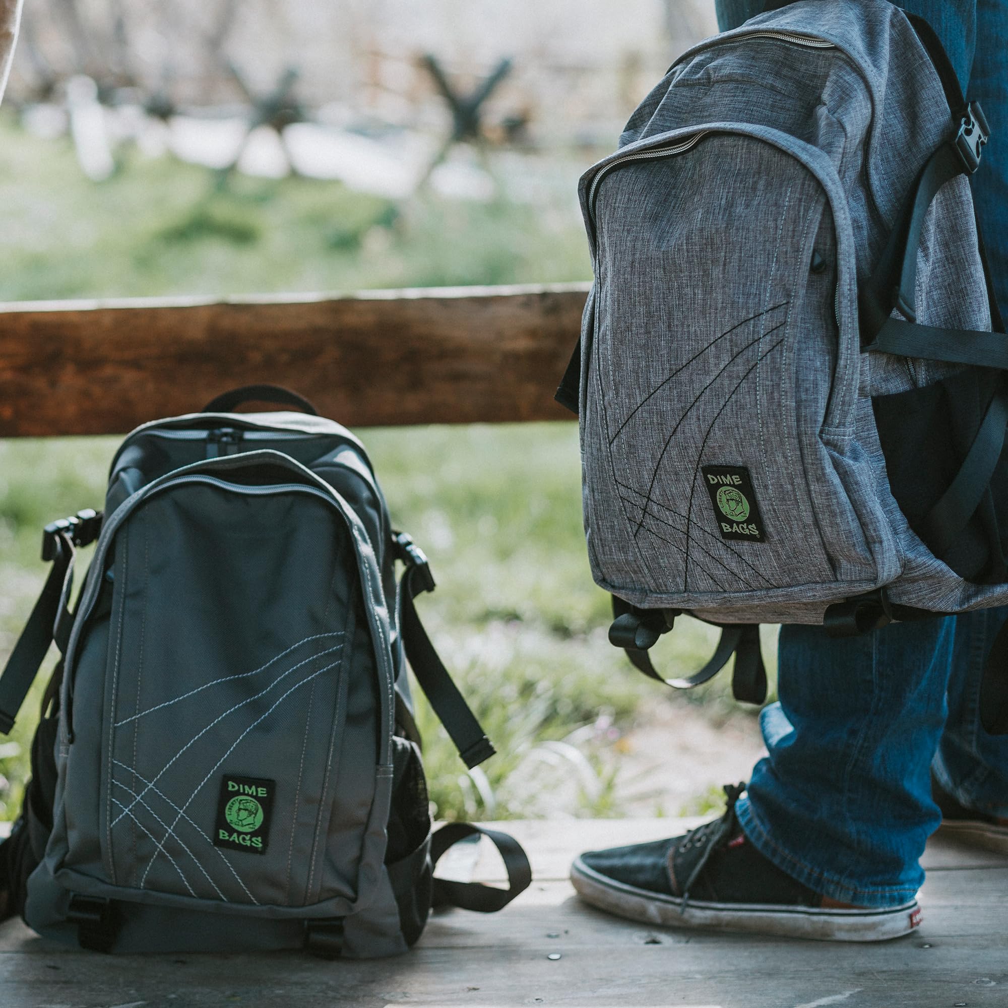 DIME BAGS Backpack For Travel & School, Durable Hempster Material, 9 Storage Compartments & 2 Side Bottle Pockets, Fits 17” Laptop, Adjustable Padded Straps, Hidden Internal Pocket (Black) - Image 6