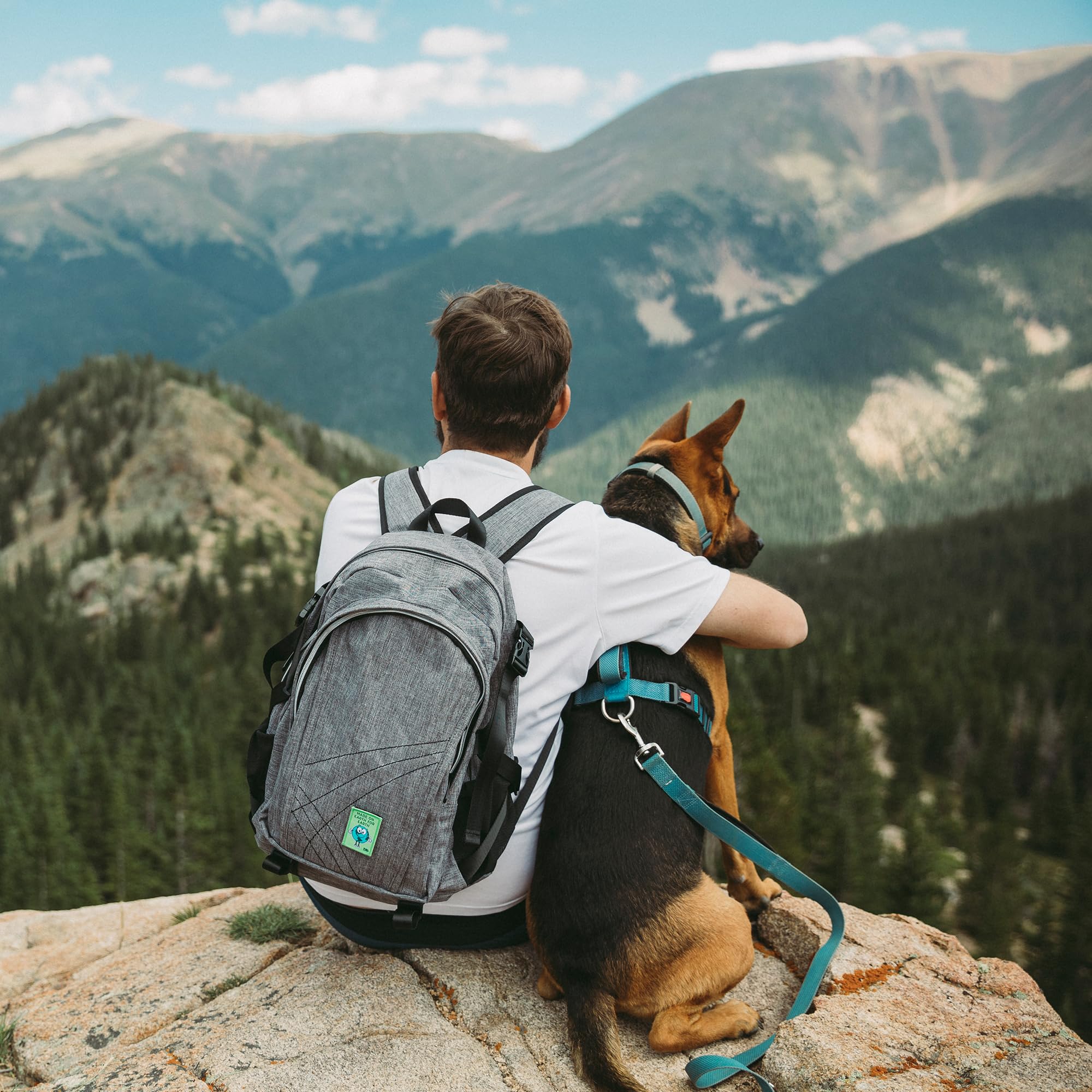 DIME BAGS Backpack For Travel & School, Durable Hempster Material, 9 Storage Compartments & 2 Side Bottle Pockets, Fits 17” Laptop, Adjustable Padded Straps, Hidden Internal Pocket (Black) - Image 7