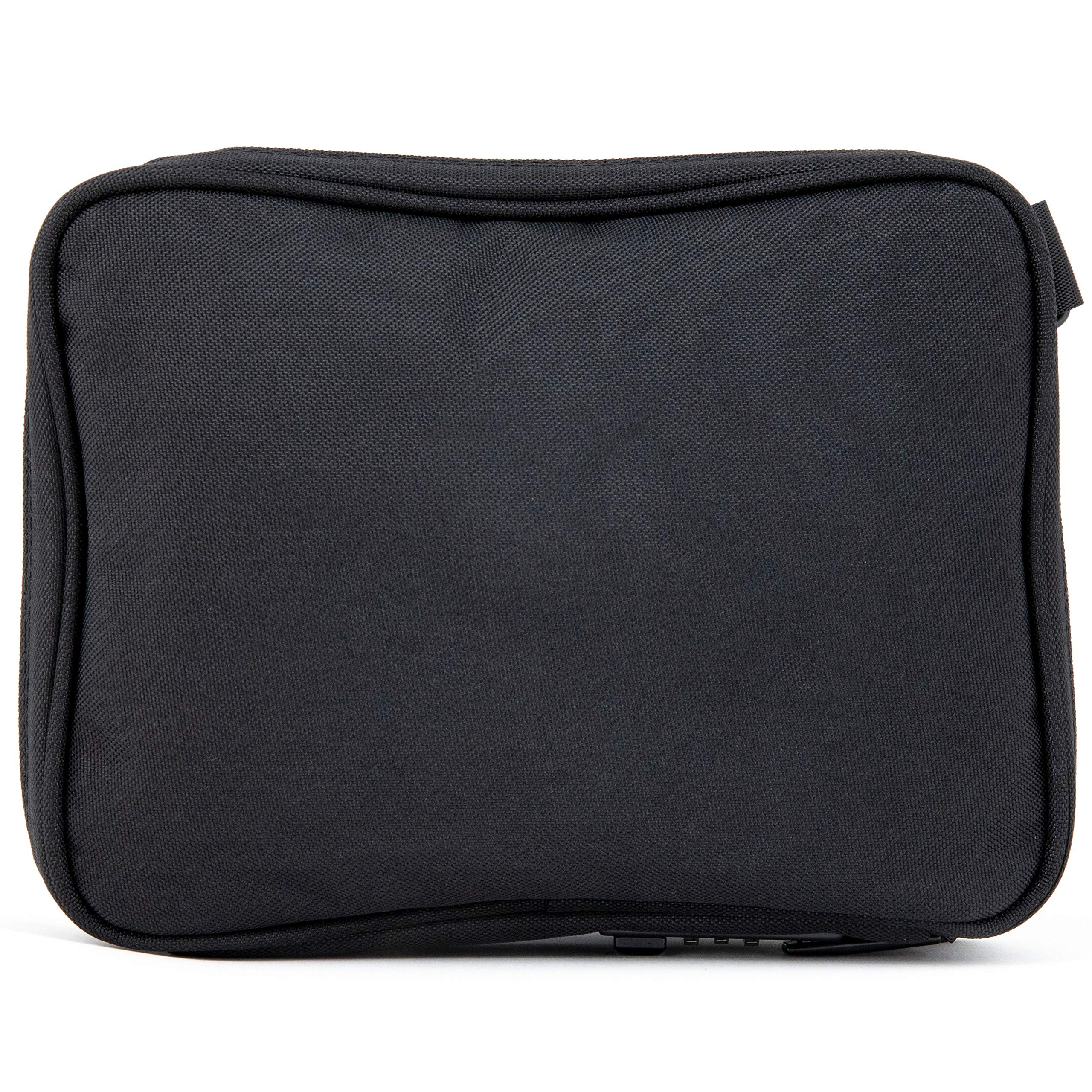 DIME BAGS Lockable Odor Sealing Padded Pouch, 3-Digit Combo Lock & Hidden Storage Pocket, Carbon Lined Scent Protection Boss - Image 3