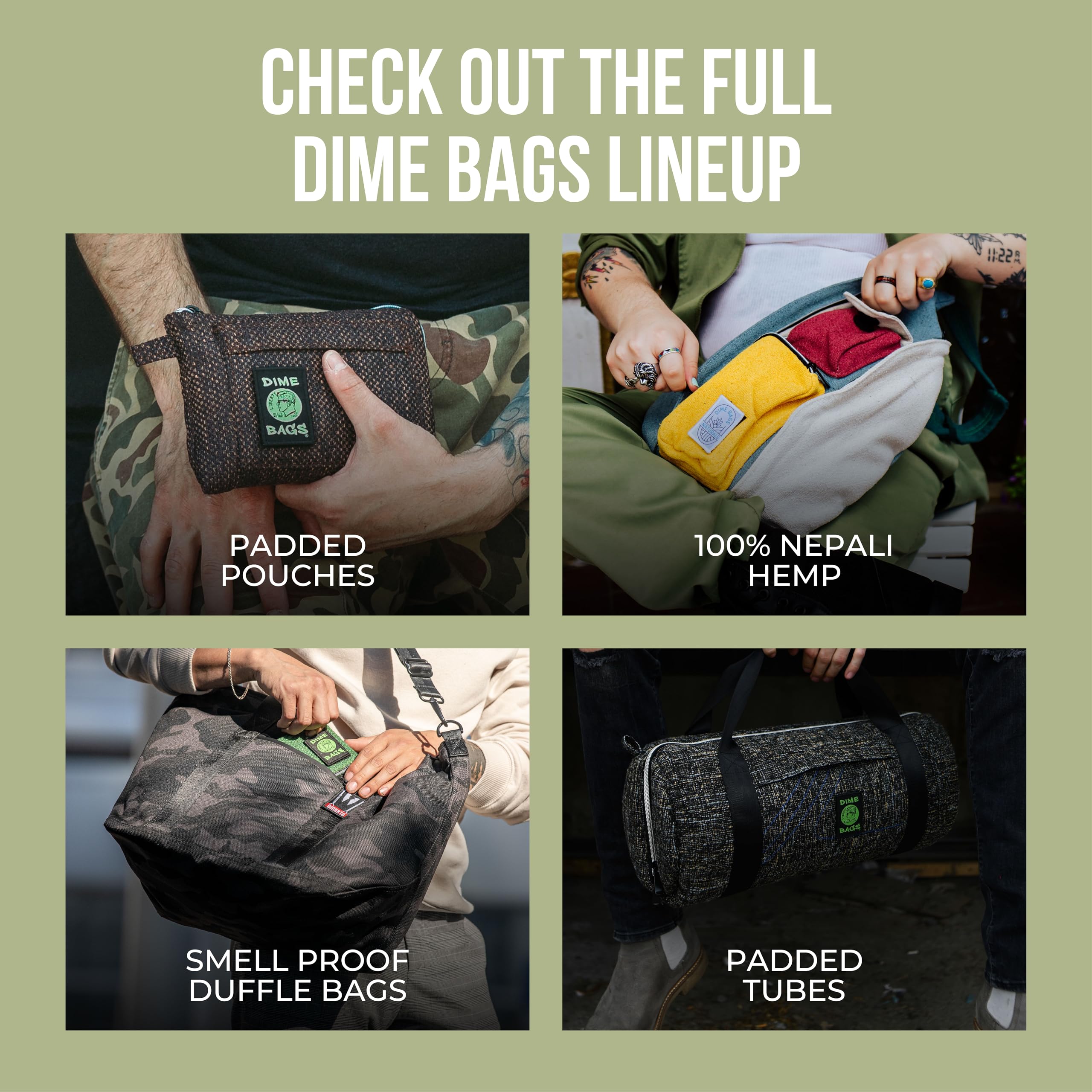 DIME BAGS Odor Blocking Backpack with Lock, Water-Resistant, Anti Theft Bag, Lockable Travel Backpack with Padded Shoulder Straps, Spill Proof Zippers, Transporter (Camouflage) - Image 6