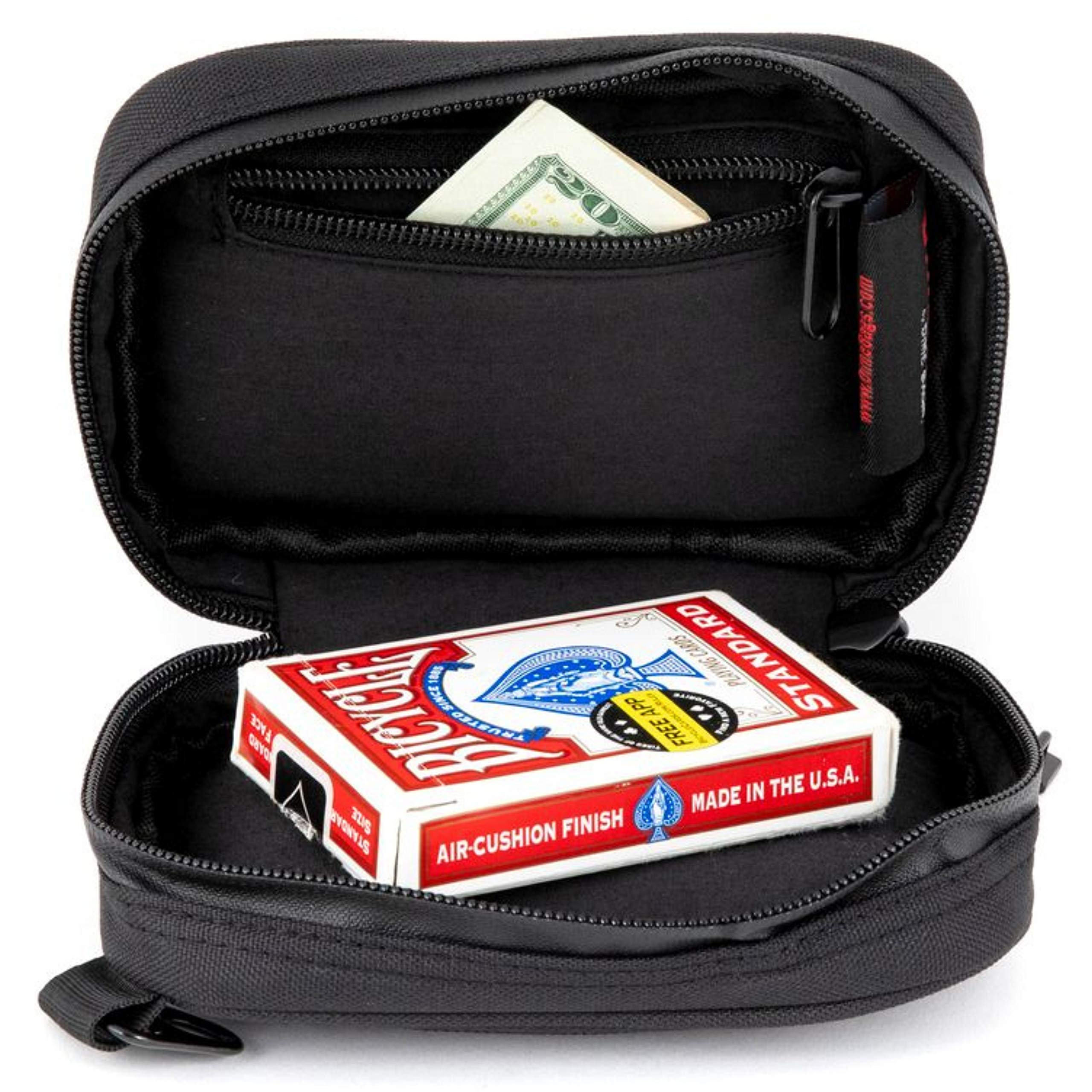 DIME BAGS Odor Sealing Padded Pouch, Carbon-Lined Smell Blocking Bag with Protective Interior for Glass & Gear, Water-Resistant Exterior, Low-Profile & Discreet (7 Inch, Black) - Image 5