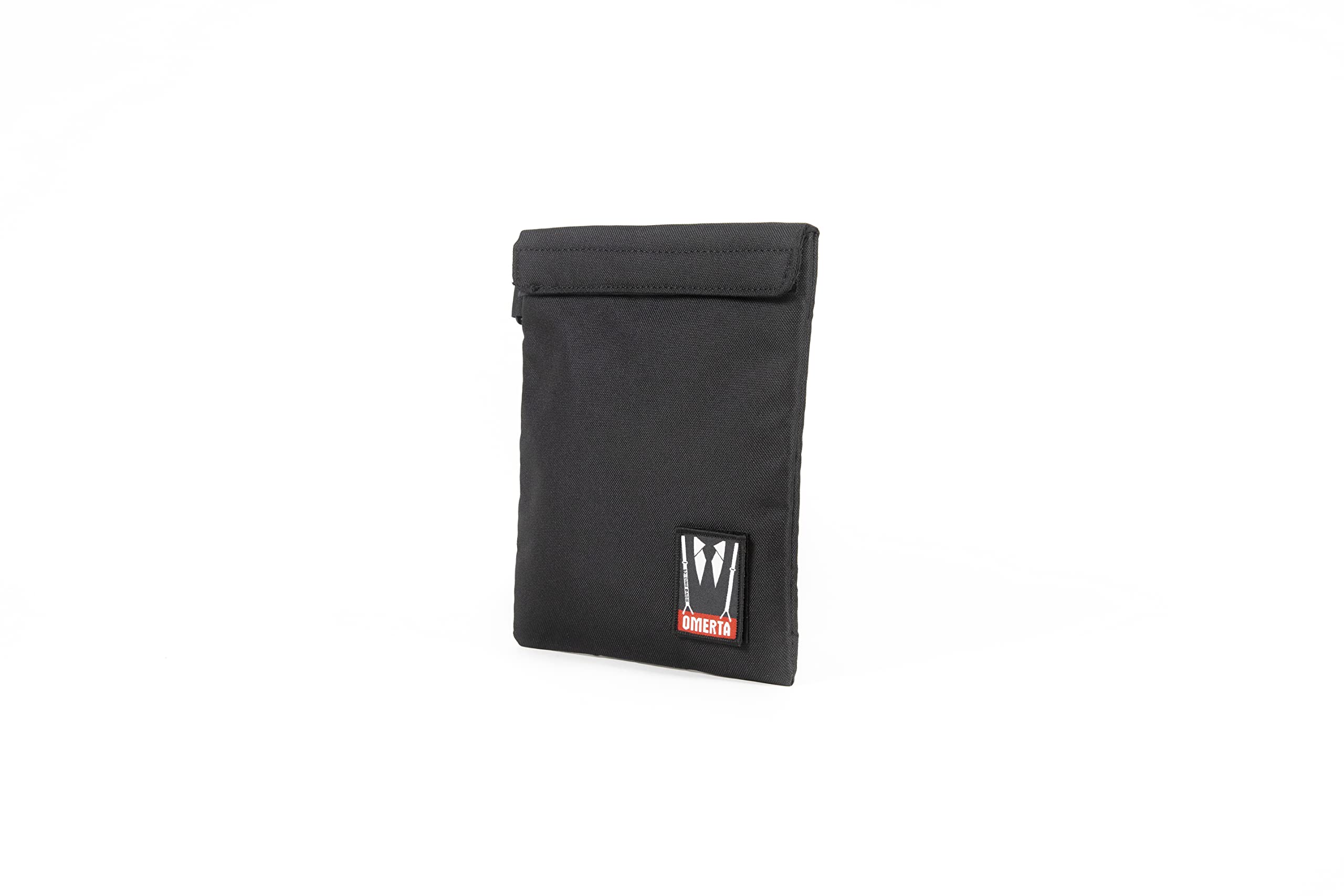 DIME BAGS Odor Sealing Pouch, Interior Lined with Carbon Filter to Block Scents, Dual Hook-and-Loop Closure, Water-Resistant, Smell/Spill Proof, Lightly Padded Capo (7 Inch, Black) - Image 3