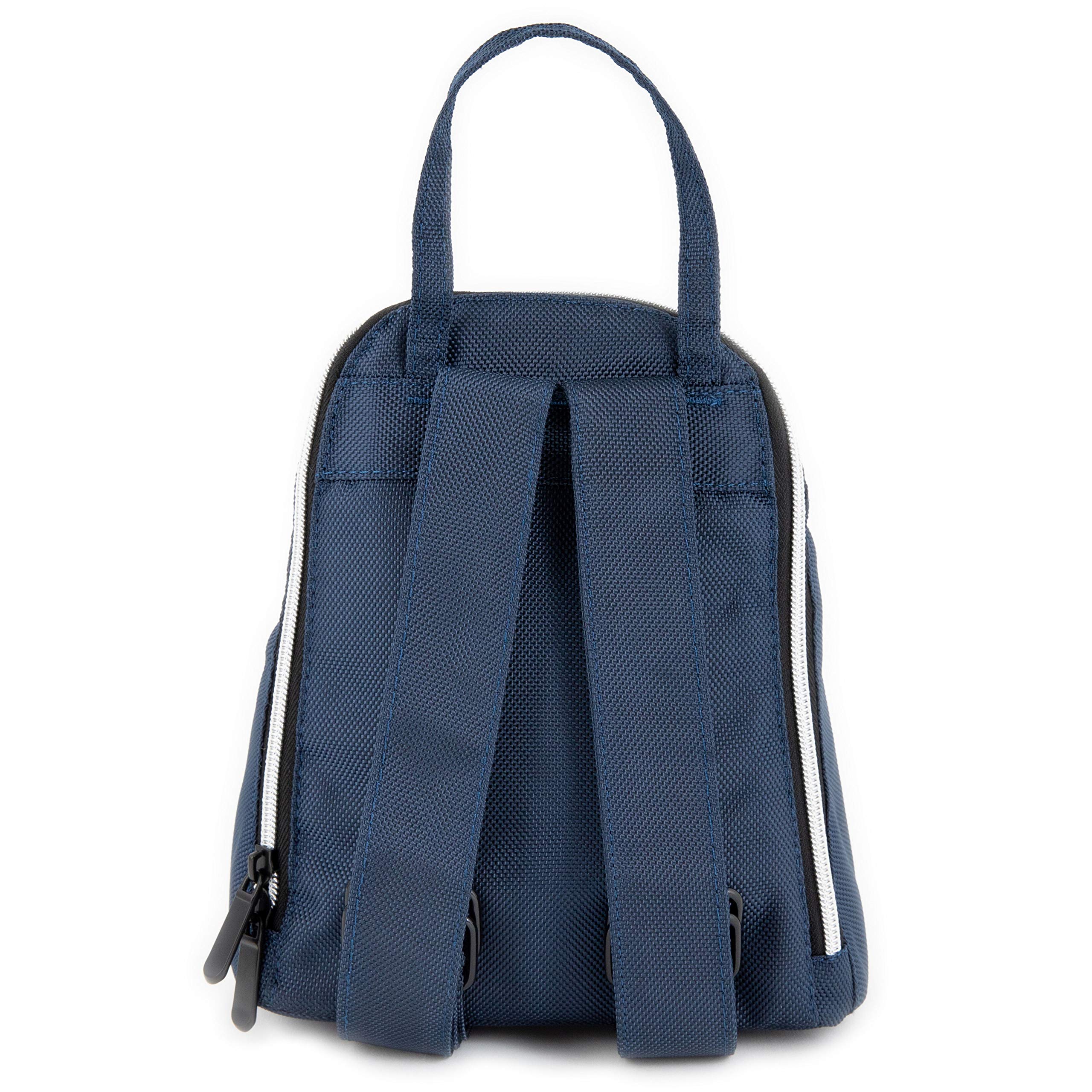 Dime Bags Small Everyday Backpack, Padded Straps, Secret Pocket, Heavy-Duty Zippers, Removable Airtight Bag, Water-Resistant Fabric, Ideal for Festivals and Travel, Club Kid (Cobalt) - Image 3