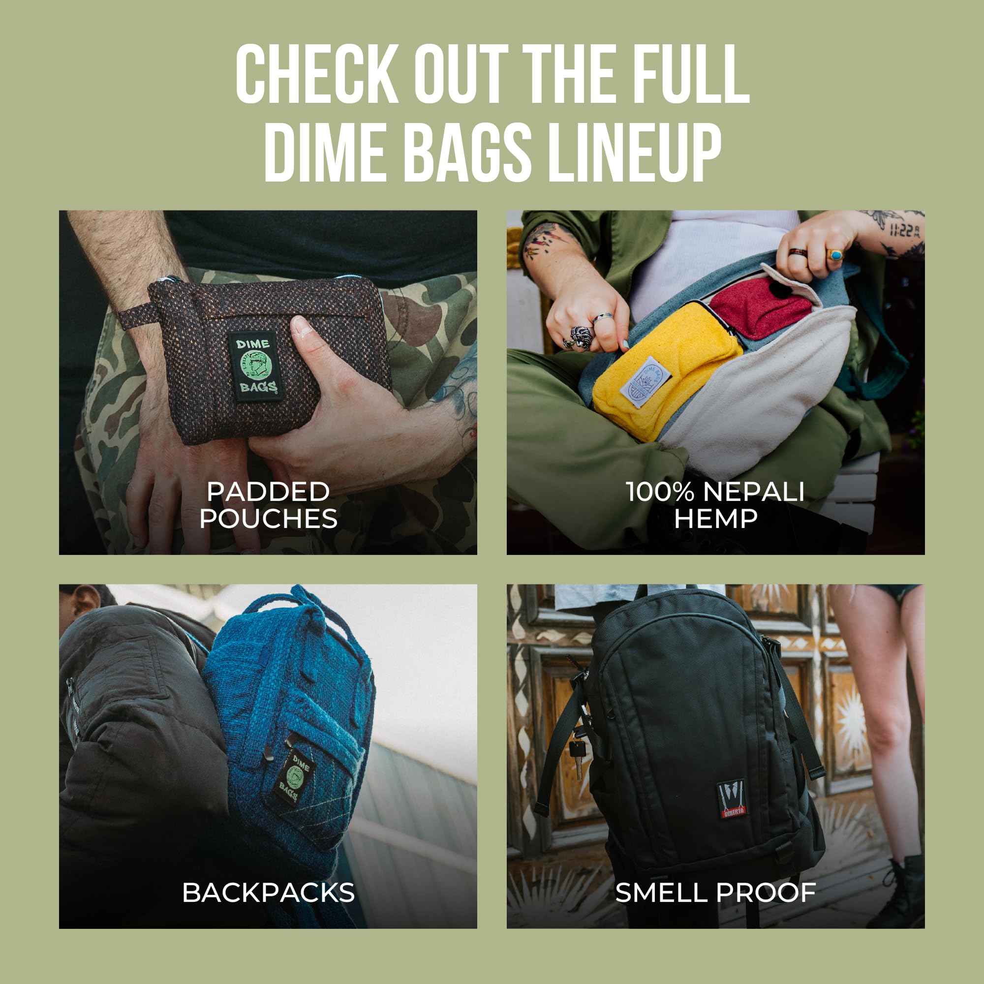 Dime Bags Travel Duffle Bag, Odor Proof w/Carbon Filter Lining, Built-In Lock Duffle, Water-Resistant, Secret Pocket, Associate (Camouflage) - Image 6